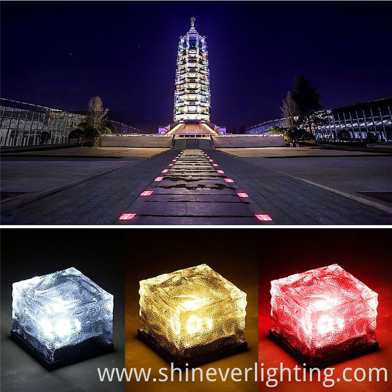 Solar Brick Pathway Lights 